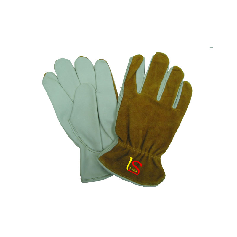 Driver Gloves in Split Leather