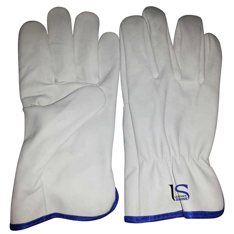  Driver Gloves in Split Leather