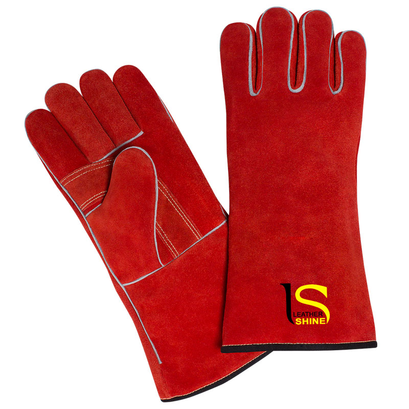 Welding Gloves Piping With Extra Plam