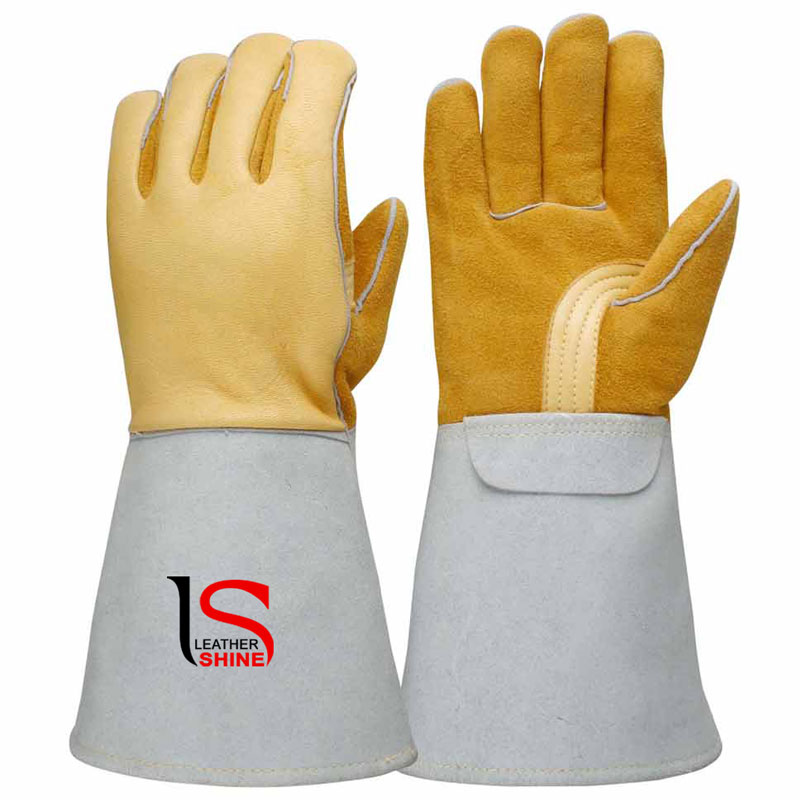 Welding Gloves Piping With Extra Plam