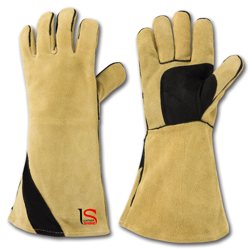 Welding Gloves Piping With Extra Plam