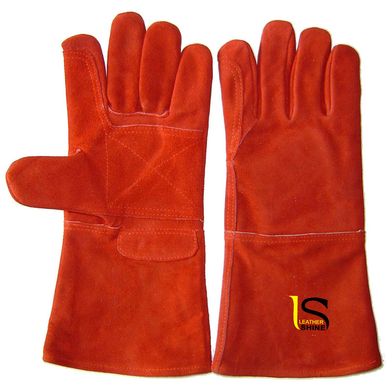 Welding Gloves Piping With Extra Plam